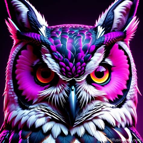 Masked Long Eared Owl Stable Diffusion Online