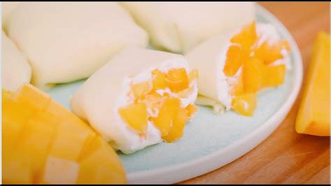 Hong Kong Style Mango Pancakes Like Eating A Cloud YouTube