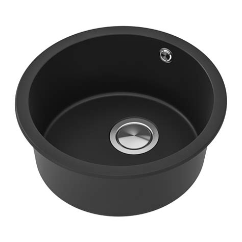 Kilsviken Inset Sink 1 Bowl Blackquartz Composite 47 Cm Ikea Latvija