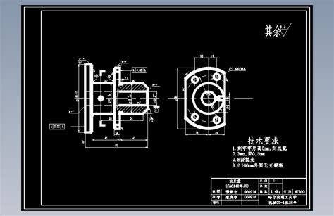 Ca6140车床法兰盘 831004 加工工艺及钻φ4 φ6阶梯孔夹具设计 版本4 Autocad 2000模型图纸下载 懒石网