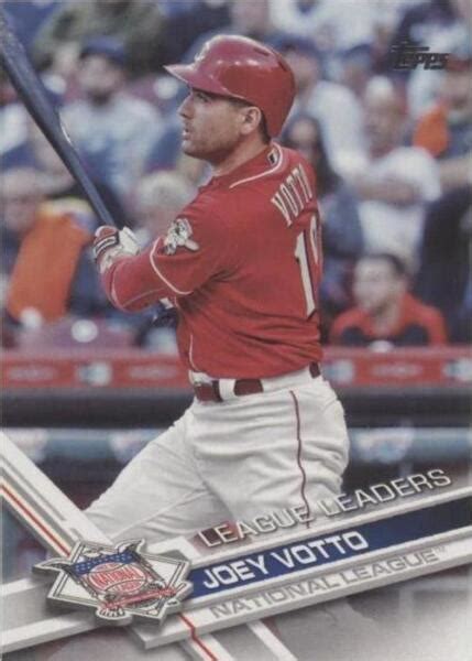 Topps League Leaders Joey Votto For Sale Online Ebay