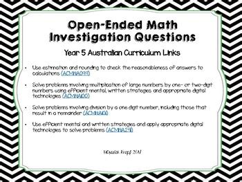 Open Ended Math Investigations By Miss Knopf Tpt