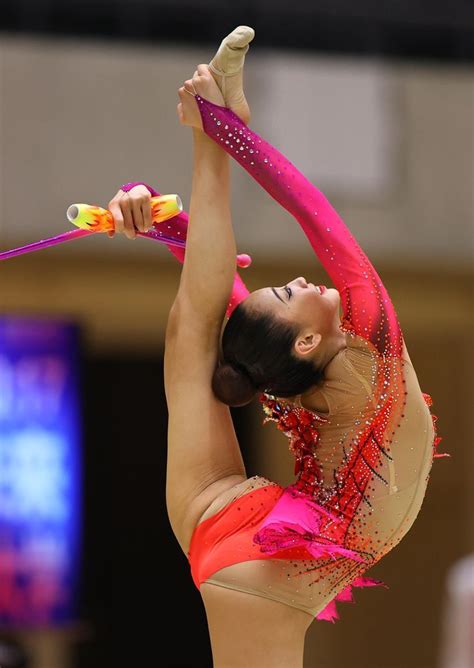 【フォト特集】喜田純鈴、大岩千未来が初の五輪切符 新体操個人 産経ニュース【2024】 体操のポーズ 新体操 体操選手