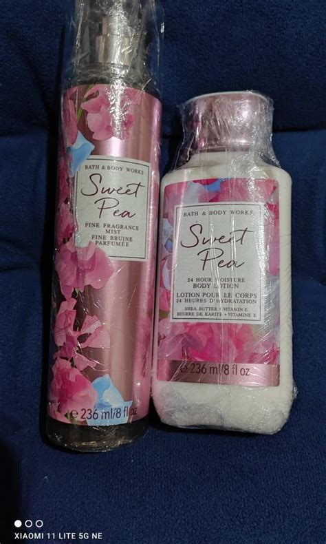 Bbw Sweet Pea Mist Lotion Beauty Personal Care Bath Body Body