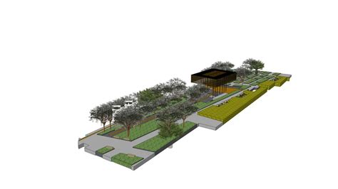 Sketchup Landscape Training Plaza 3D Warehouse Atelier Yuwa Ciao Jp