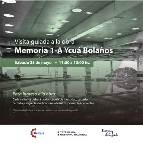 Realizar N Visita Guiada A Obra Del Sitio De Memoria Y Centro Cultural