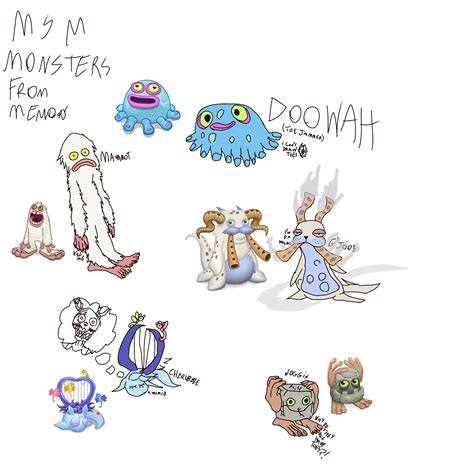 Msm Monsters From Memory By Doumierstar On Newgrounds