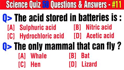 50 Science General Knowledge Gk Questions Answers On Biology Science