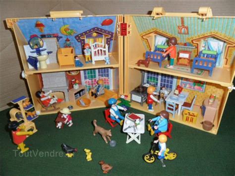 Maison Transportable Playmobil Equipee Martigny Jeux Jouets