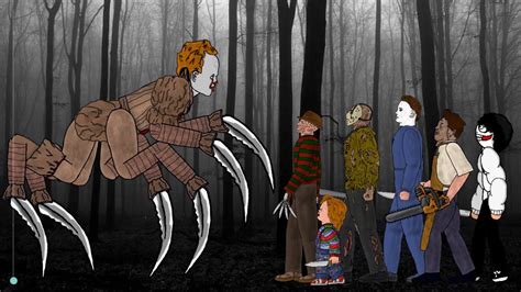 It Pennywise Vs Jason Voorhees Freddy Krueger Michael Myers