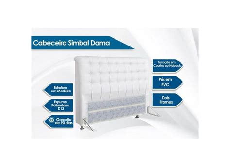 Cabeceira De Cama Box Queen Simbal Dama Queen Em Promo O No Buscap