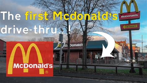 The First Mcdonald S Drive Thru In The Uk Youtube