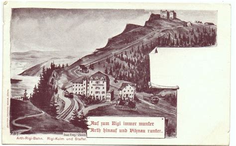 Litho Arth Rigi Bahn Munter Arth Hinauf Und Vitznau Runter Kaufen