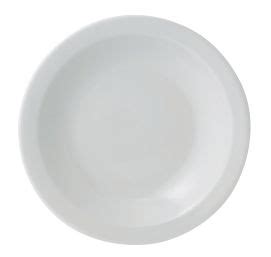 Assiette plate rond blanc porcelaine Ø 17 cm Mayana 141386