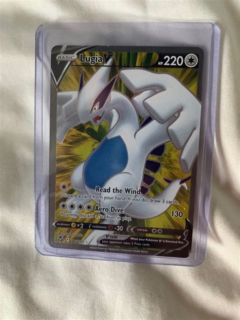 Pokemon Cards Lugia V Full Art Ultra Rare Silver Tempest Hobbies