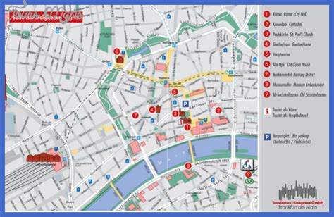 Frankfurt Subway Map - ToursMaps.com