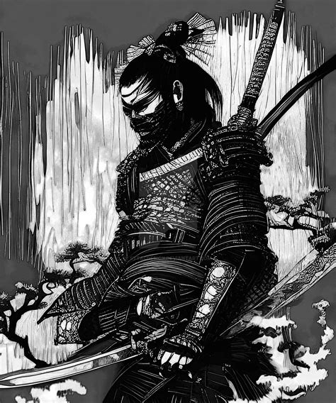 Japanese Warrior Warrior Samurai Proud Japan Manga By Sytacdesign On