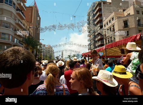 Fallas Festival Alicante Spain Stock Photo Alamy