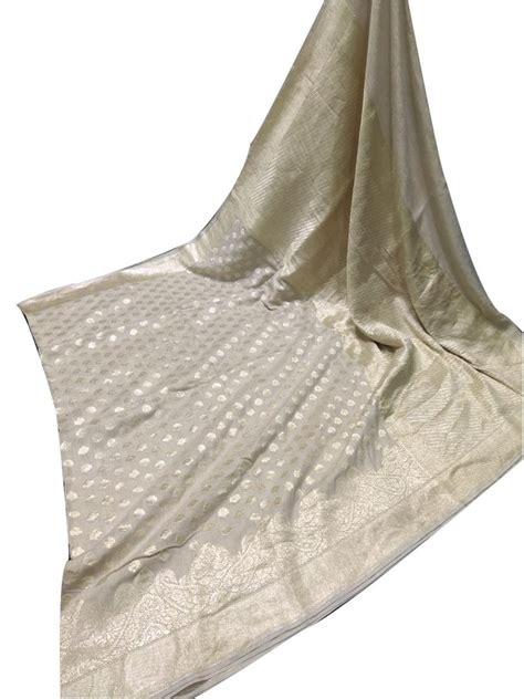 Meter Party Wear Handloom Pure Munga Water Zari Saree At Best Price