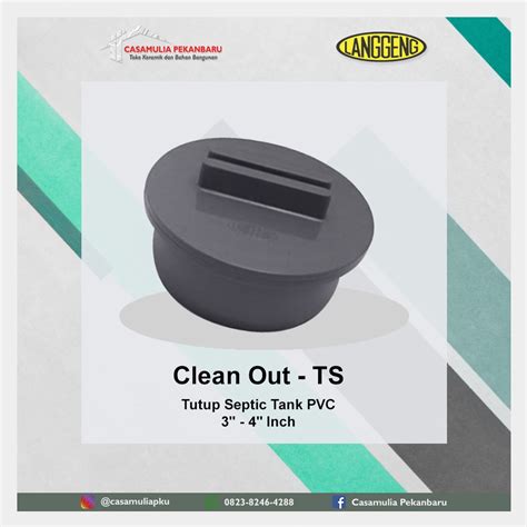 Jual Clean Out 3 Tutup Septic Tank TS AW Fitting PVC Shopee Indonesia