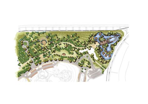 Landscape Masterplan Rendering Behance