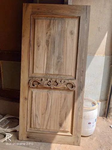 Hinged Interior Solid Wood Front T Main Door Design For Home Plain At