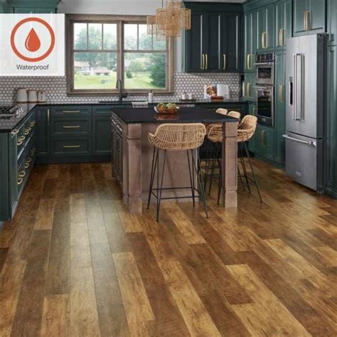 Pergo Outlast 614 In W Lawrence Chestnut Waterproof Laminate Wood Flooring 9672 Sq Ft