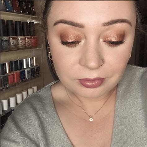 Rose Gold Sparkle Eye Makeup Look Irish Beauty Blog Beautynook