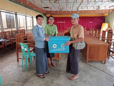 Cash Aids Provided To Storm Victims In Twante Township Myanmar