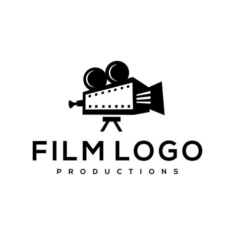 film production logo design 19849230 Vector Art at Vecteezy