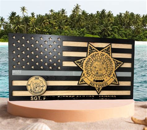 CDCR Badge Flag - Etsy