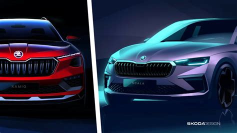 Skoda Previews Facelifted Scala And Kamiq Prior To August Debut