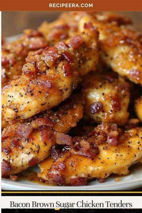 Bacon Brown Sugar Chicken Tenders Recipeera