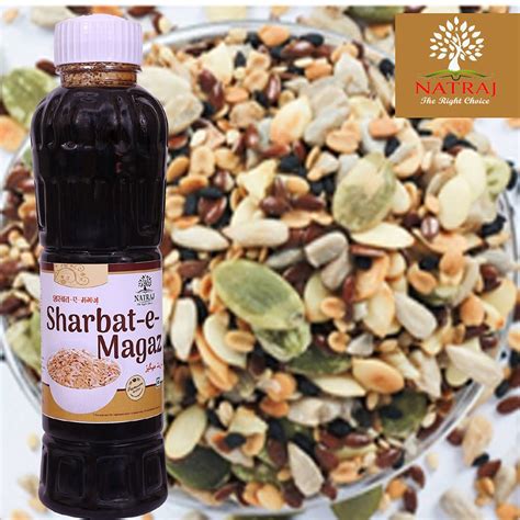 Natraj The Right Choice Magaz Sharbat 750 Ml Natraj Foods