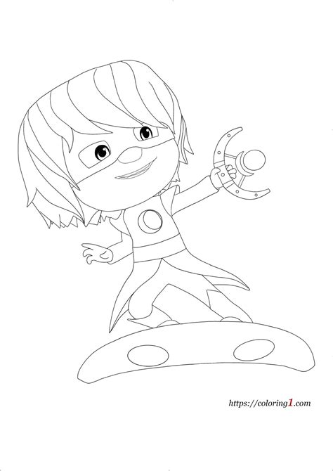 Pj Masks Luna Girl Coloring Pages - 2 Free Coloring Sheets (2021)