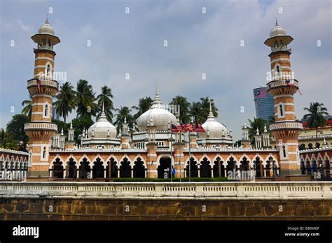 Masjid Jamek The Jamed Mosque In Kuala Lumpur Malaysia Stock Photo