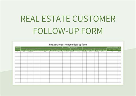 Free Real Estate Supplier Templates For Google Sheets And Microsoft