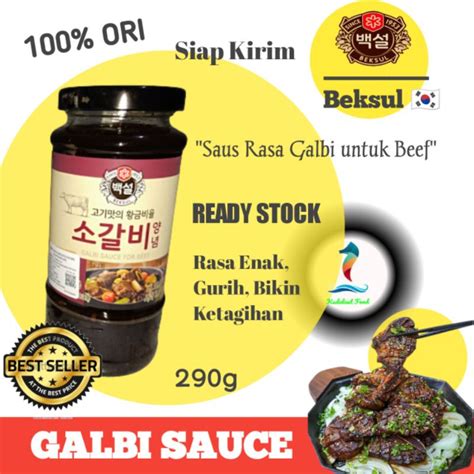 Jual Beksul 🇰🇷 Galbi Sauce Saus Galbi For Beef 290g Shopee Indonesia