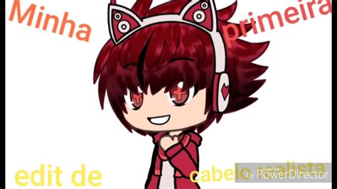 Minha Primeira Edit De Cabelo Realista Gacha Lion Youtube