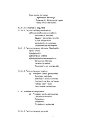 Gtc 45 Diagnostico De Condiciones De Trabajo O Factores De Riesgo