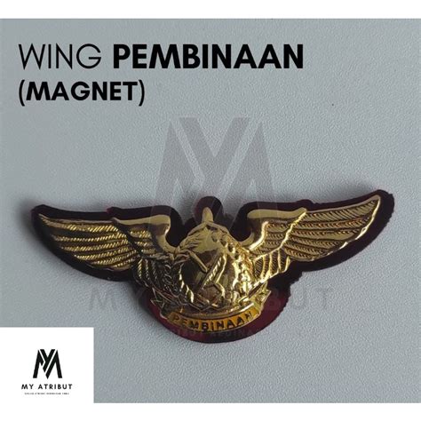 Jual WING PEMBINAAN TU AKRILIK MERAH PIN LENCANA TU KEJAKSAAN