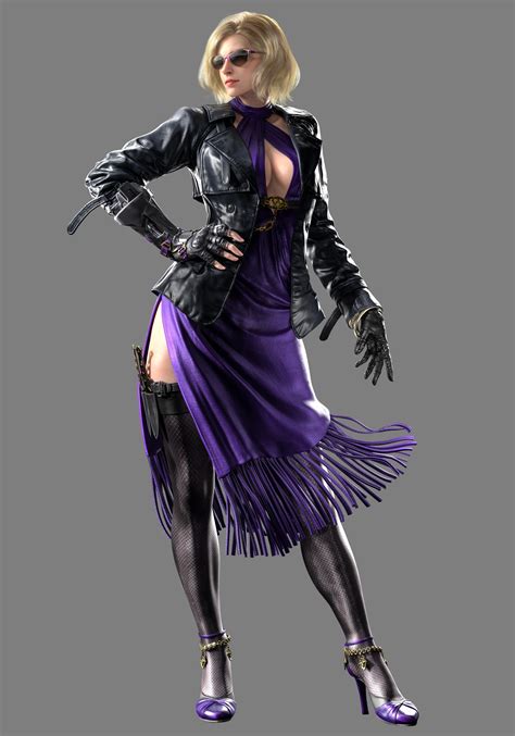 Bandai Namco Tekken Tekken 8 Nina Williams Fishnets Heels Megane No Bra