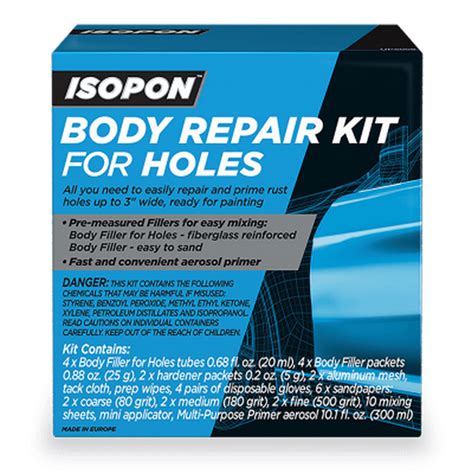 ISOPON Body Repair Kit for Holes (UP5008) - Walmart.com - Walmart.com