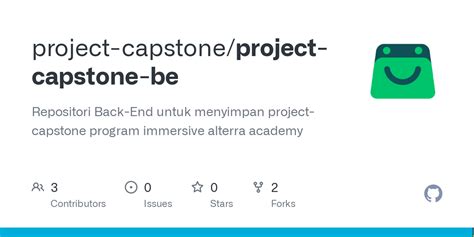 Github Project Capstoneproject Capstone Be Repositori Back End