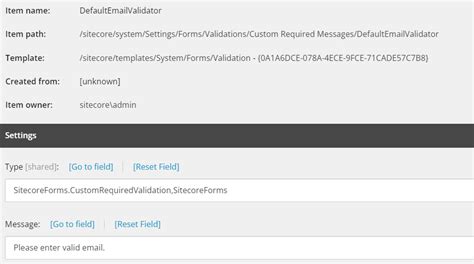 Sitecore Forms Custom Message For Required Validation Sitecore Student