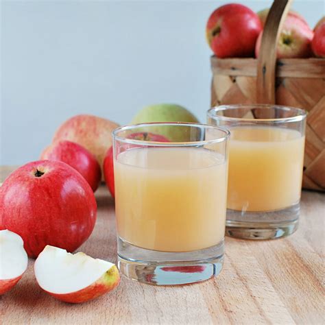 Apple Juice Recipe Yummieliciouz