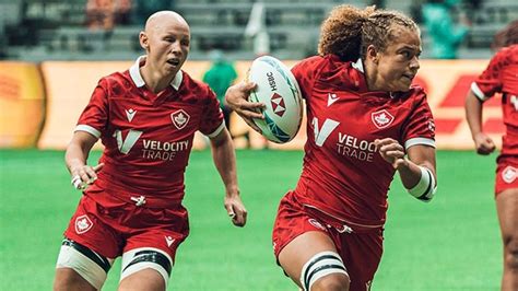 Hard Working Canadian Women Go Undefeated On Opening Day Of Edmonton Rugby 7s Event Cbc Sports