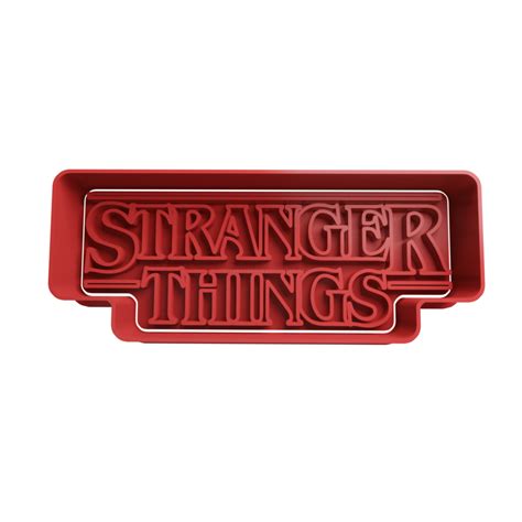 Stranger Things Logo Cortador De Galletas Stl Cortador De Galletas Stl