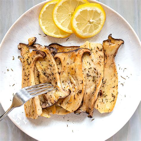 Pan Fried Lemon Thyme King Oyster Mushroom Recipes