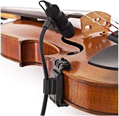 Subzero Microfono A Condensatore A Clip Per Violino Con Xlr E Minijack